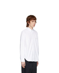 Comme des Garcons Homme White Logo Oxford Shirt