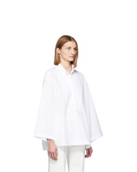 Loewe White Oversized Leaning Shirt