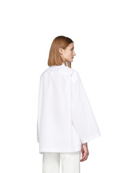 Loewe White Oversized Leaning Shirt