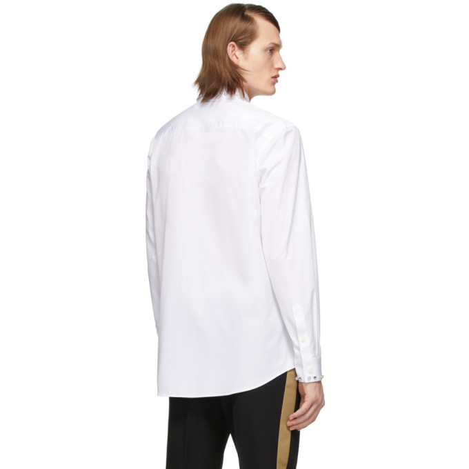 Burberry White Oxford Shirt, $403 | SSENSE | Lookastic