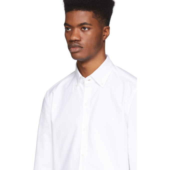 Eidos White Oxford Shirt, $140 | SSENSE | Lookastic.com