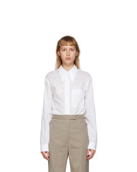 Lemaire White Pointed Collar Shirt