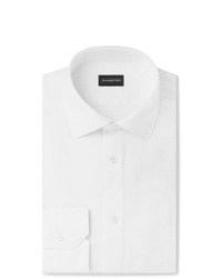 Ermenegildo Zegna White Slim Fit Cotton Shirt