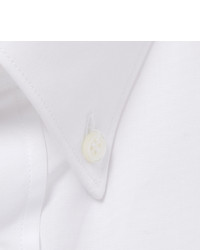 Alexander McQueen White Slim Fit Short Sleeved Cotton Shirt