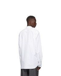 Balenciaga White Tuxedo Shirt
