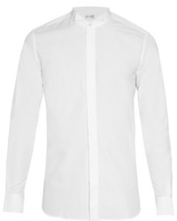 Saint Laurent Wingtip Collar Cotton Poplin Shirt