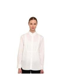 Y's by Yohji Yamamoto I York Bosom Shirt Long Sleeve Button Up White