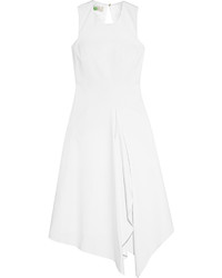 Stella McCartney Adelaide Asymmetric Cotton Piqu Dress White