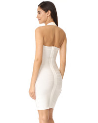 Herve Leger Adrienne Halter Dress