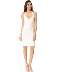 Herve Leger Adrienne Halter Dress