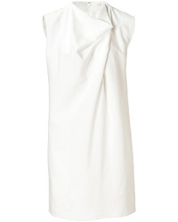 Celine Cline Off White Draped Dress