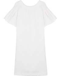 Agnona Cotton Dress With Ruffled Sleeves