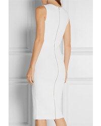 Victoria Beckham Elite Crocheted Dress White