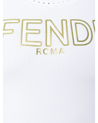 Fendi Ff Logo Short Dress