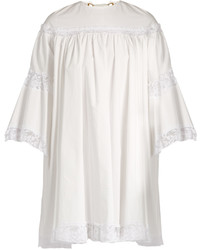Sonia Rykiel Lace Trimmed Cotton Dress
