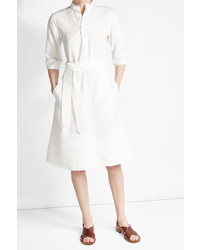 A.P.C. Linen Blend Dress With Belt