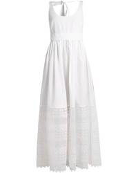 No.21 No 21 Macram Lace Hem Cotton Dress