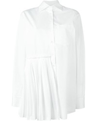 Off-White Pleated Dress