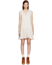 See by Chloe See By Chlo Off White V Neck Dress
