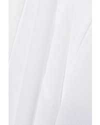 Norma Kamali Stretch Jersey Mini Dress White