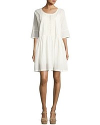 Current/Elliott The Lacey Cotton Dress White