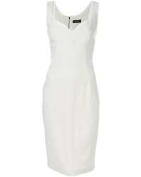 Twin-Set Sweetheart Neck Fitted Dress