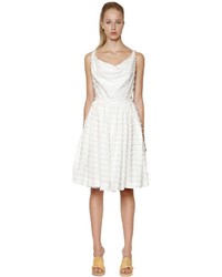 Vivienne Westwood Monroe Frayed Cotton Toile Dress