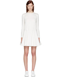 Edit White Circle Skirt Dress