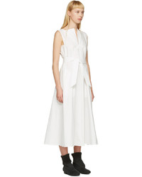 Lemaire White Flared Dress