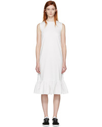 Edit White Peplum Dress