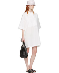 Acne Studios White Sena Dry Poplin Dress