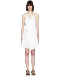 Carven White Short Strap Dress