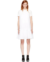 Edit White Single Shoulder Dress