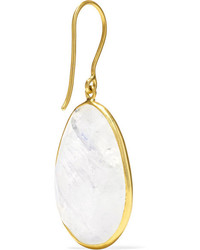 Pippa Small 18 Karat Gold Moonstone Earrings