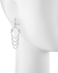 Stephen Webster 18k Barbed Ripple Earring With Diamonds