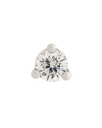Delfina Delettrez 18kt Gold Dots Solitaire Diamond And Pearl Earring