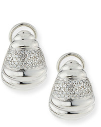 John Hardy Bedeg Pave Diamond Drop Earrings