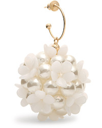 Simone Rocha Clustered Flower And Faux Pearl Earring