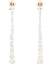 Simone Rocha Crystal Flower Drop Earrings