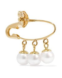 LOREN STEWART Gold Pearl Earring