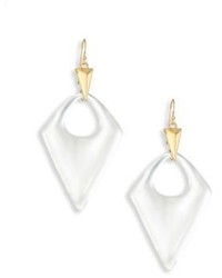 Alexis Bittar Pointed Pyramid Lucite Drop Earrings