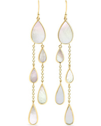 Ippolita Polished Rock Candy 18 Karat Gold Mother Of Pearl Earrings