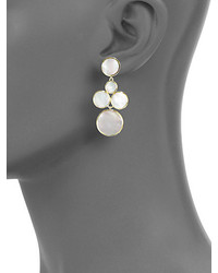 Ippolita Polished Rock Candy Mother Of Pearl 18k Yellow Gold Cluster Drop Earrings