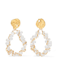 Alighieri The Infinite Light Gold Plated And Bead Earrings