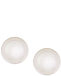 Majorica White Pearl Stud Earrings 7mm