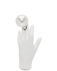 Shushu/Tong White Yvmin Edition Single Ceramic Hand Earring