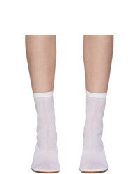 MM6 MAISON MARGIELA White Thin Sock Boots