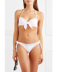 Moschino Embellished Halterneck Bikini Top