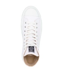 Versace Logo Patch Lace Up Sneakers