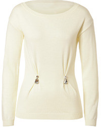 Moschino Cheap & Chic Moschino Cheap And Chic Wool Embellished Pullover